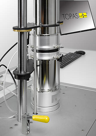 Filtermedien-Pr&uuml;fstand MBP 116, Detail Filterhalter