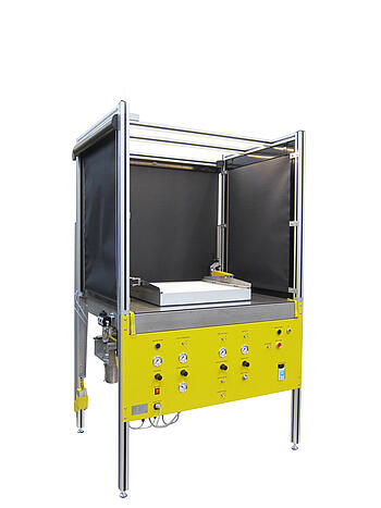 AFS 155 HEPA-Filter &Ouml;lfadentest-Pr&uuml;fstand mit Rollo